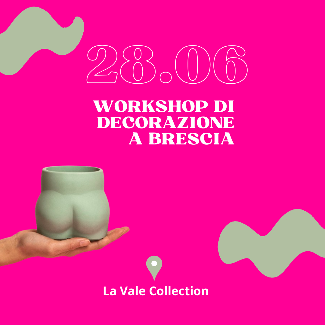 28 GIUGNO - Workshop di decorazione a Brescia