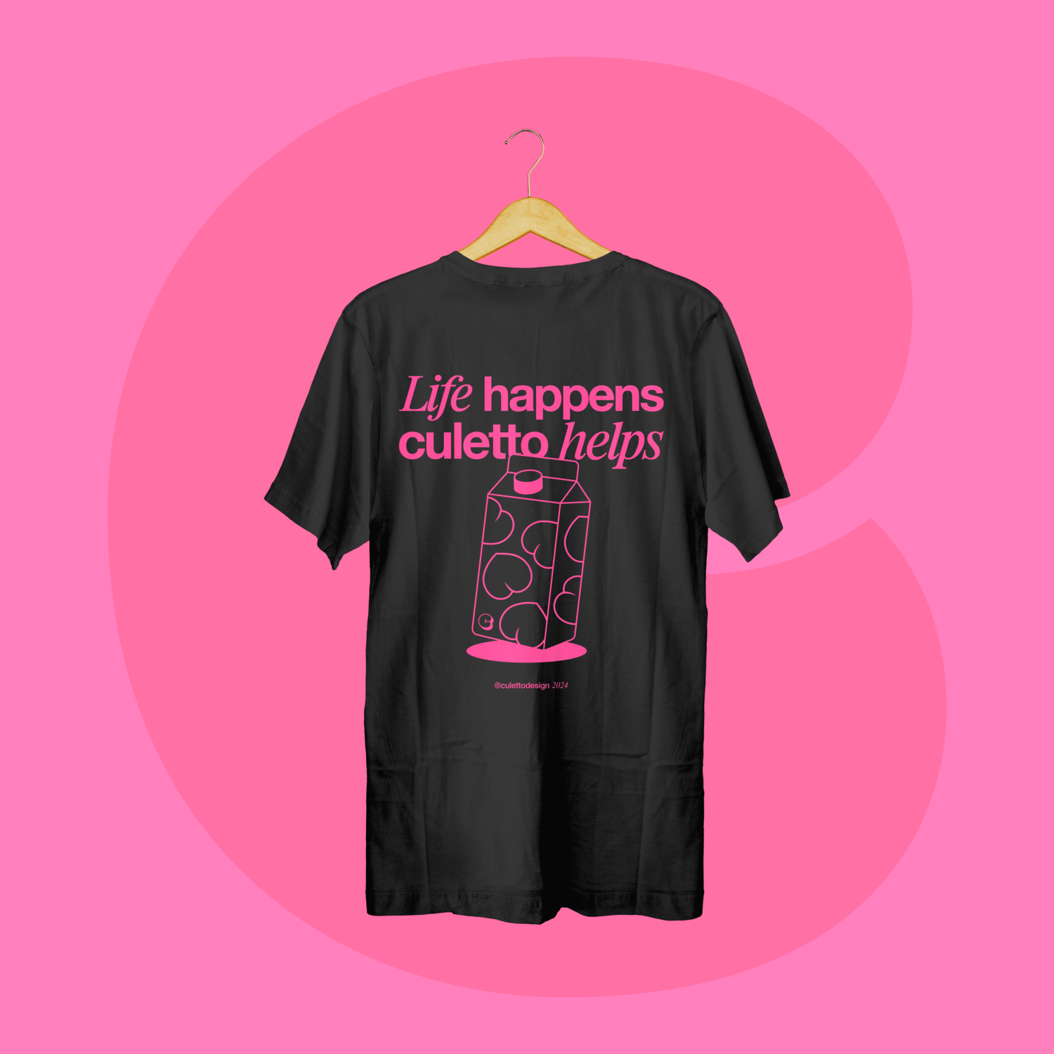 Life happens - MAGLIA NERA