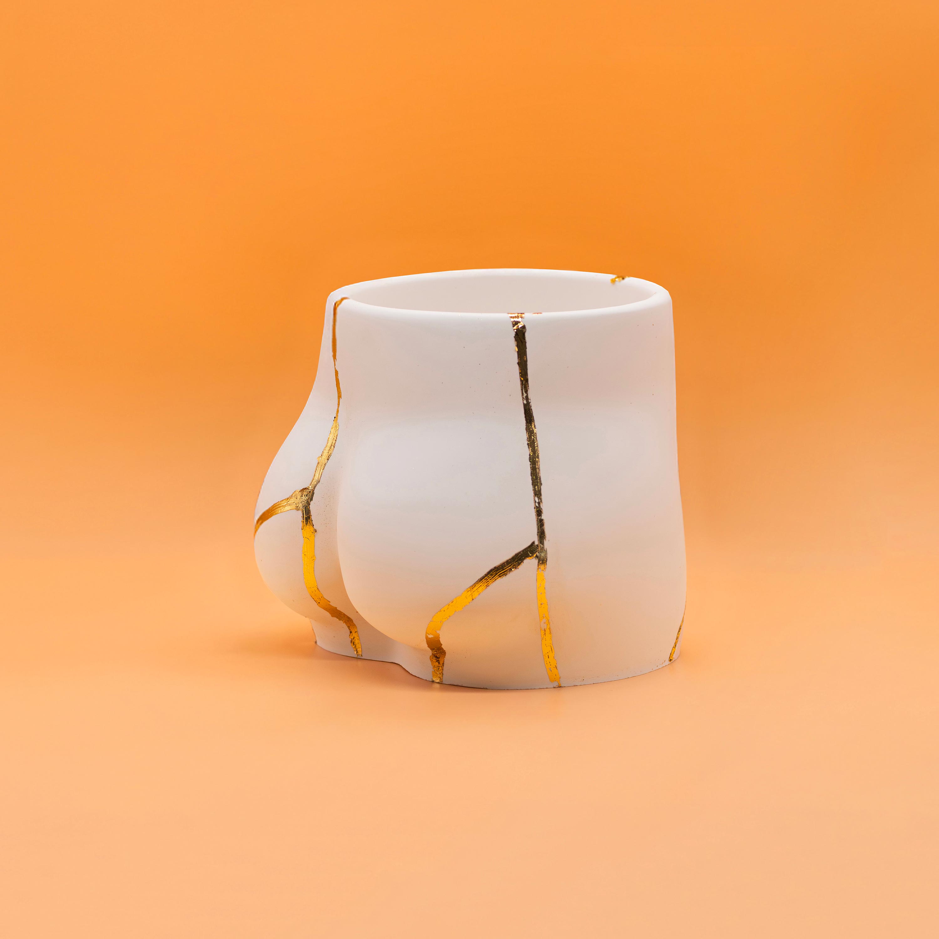 Culetto Kintsugi bianco