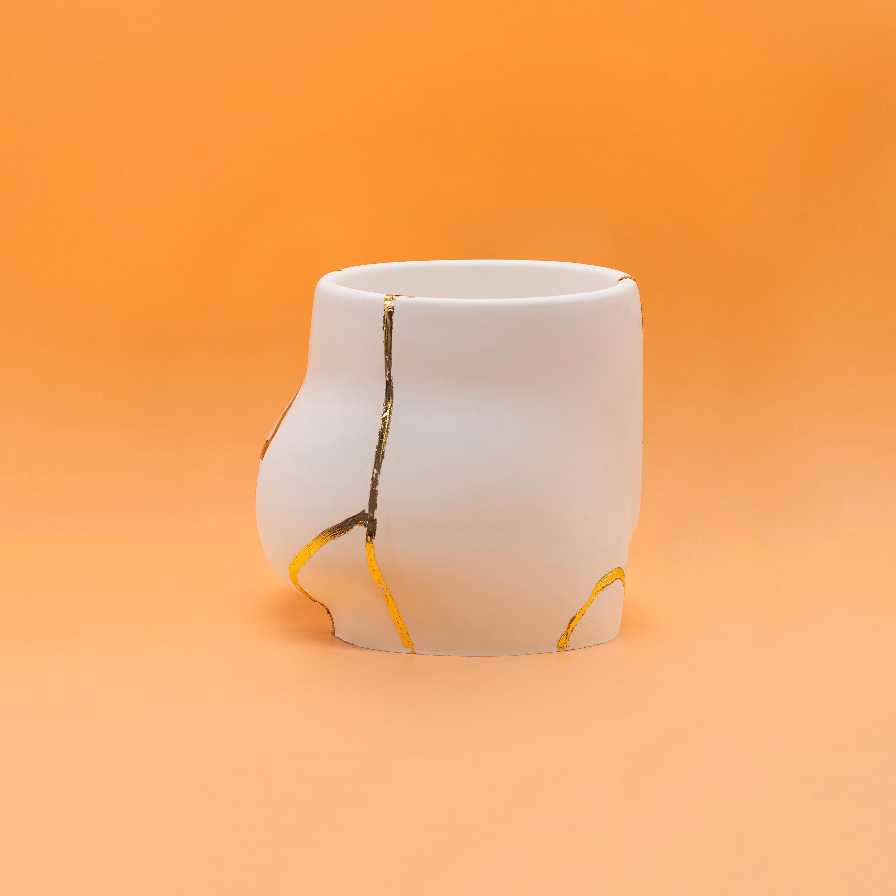 Culetto Kintsugi bianco