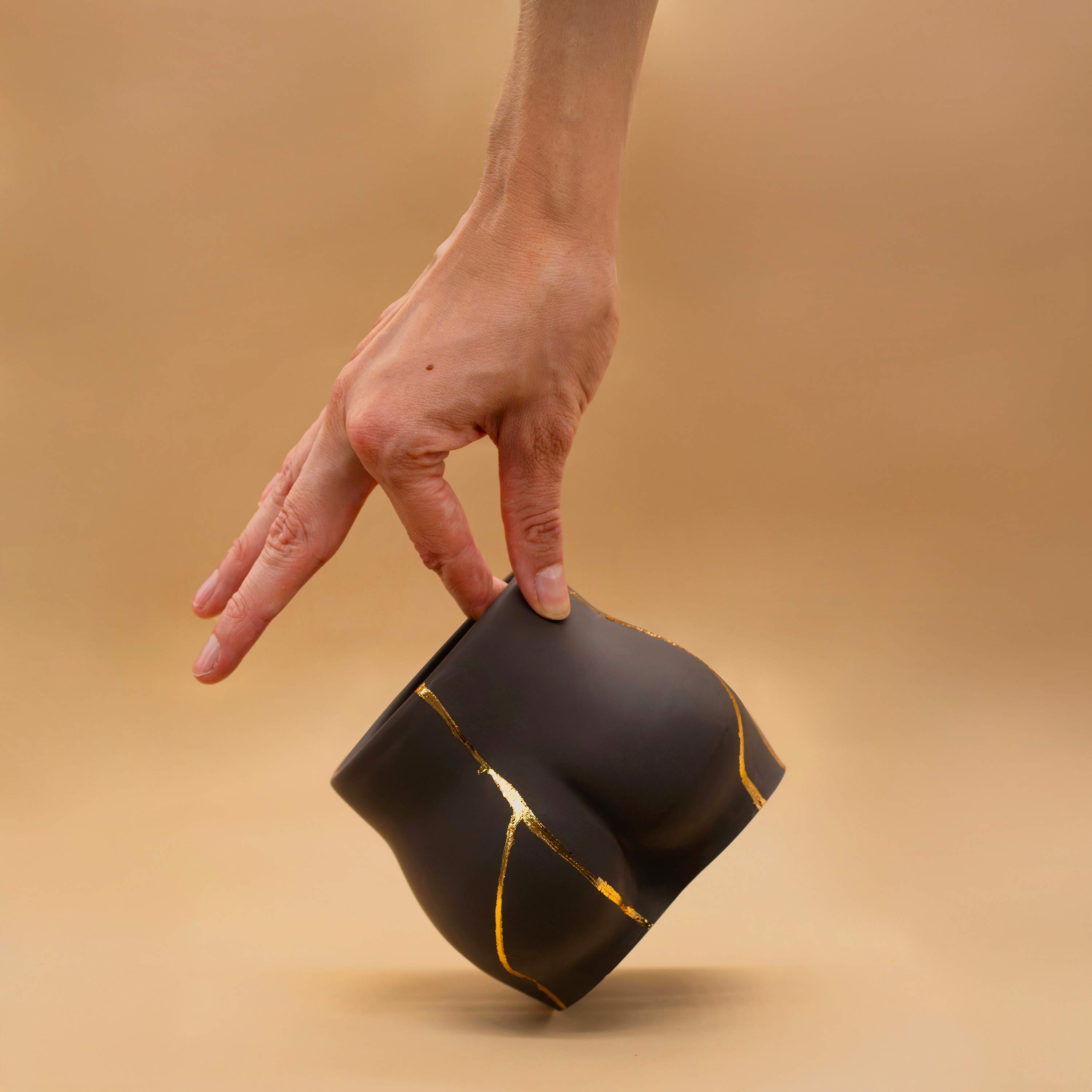 Culetto Kintsugi nero