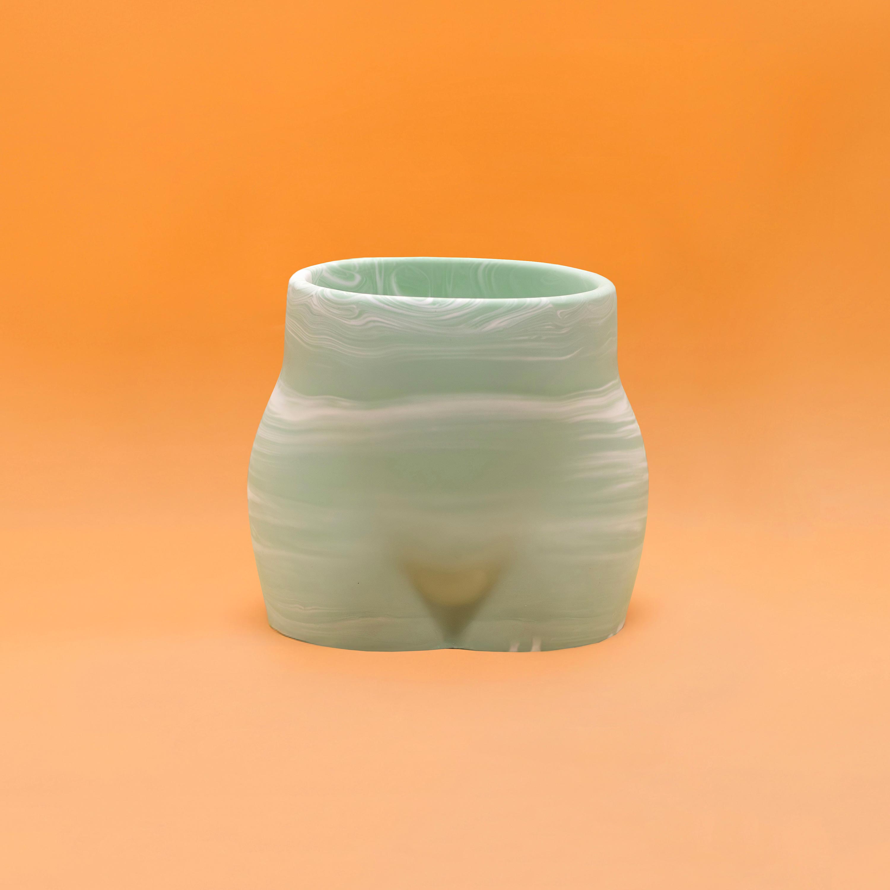 Culetto marmorizzato verde